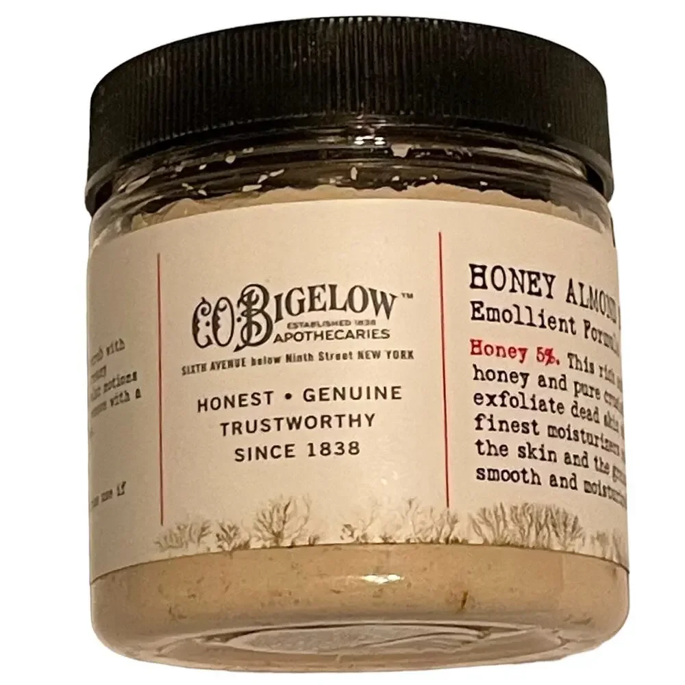 C O Bigelow Honey Almond Scrub Emollient Formula NEW Original Formula & Package